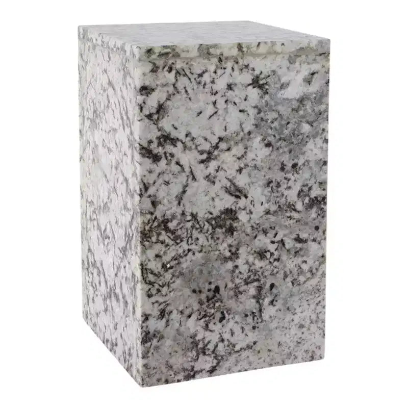 Marble Accent Table - Modern Contemporary Pedestal Design with Sleek Geometric Lines and Decorative Minimalist Aesthetic for Trend-Forward Interiors