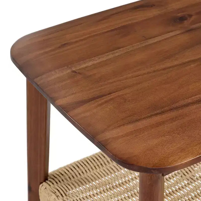 Alaterre Calais Acacia Wood Side Table, Chestnut