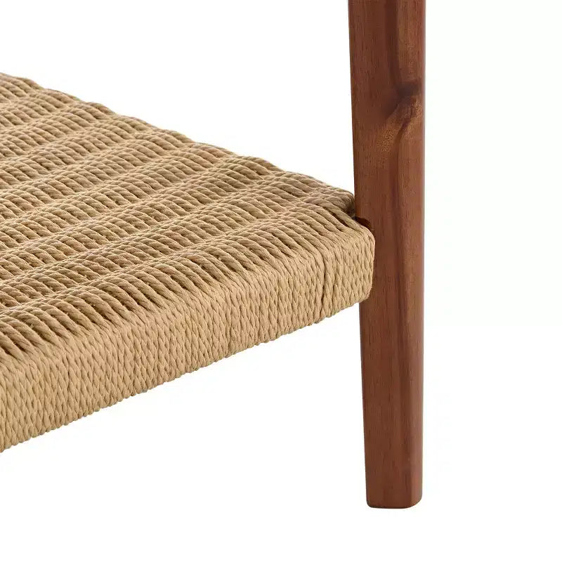 Alaterre Calais Acacia Wood Side Table, Chestnut
