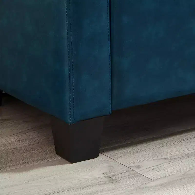 GDFStudio Gabriella Mid-Century Modern Faux Leather Upholstered Tufted Storage Bench