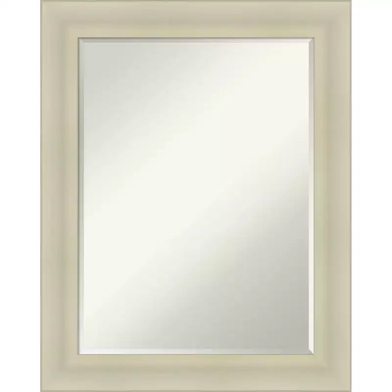Amanti Art Oliver Half-Inch-Bevel Wood Framed Bathroom Vanity Wall Mirror