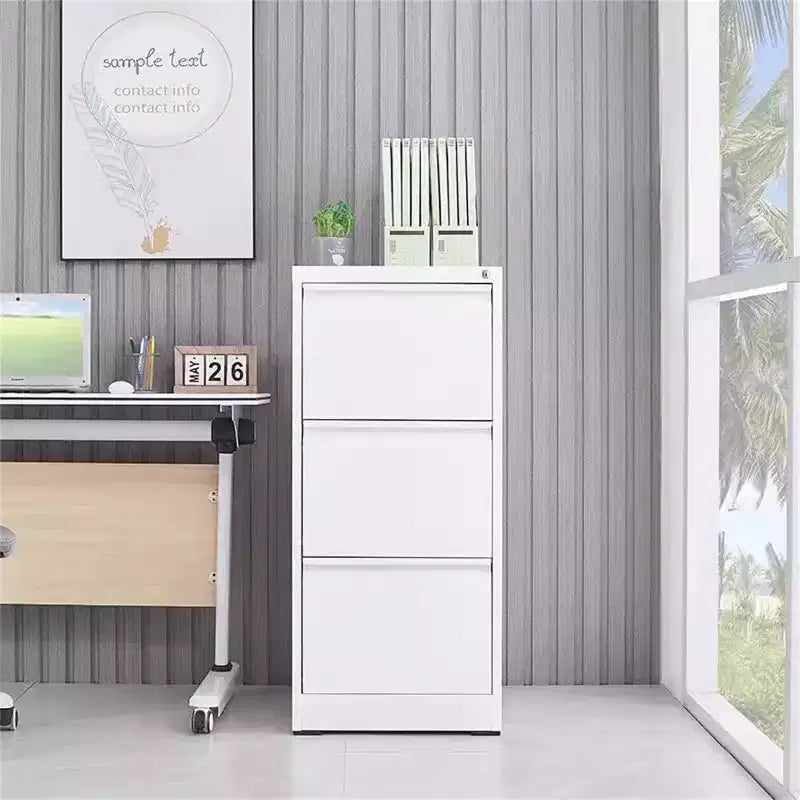 COZONY 3-Drawer File Cabinet with Lock, Vertical Metal Storage for Home Office Organization