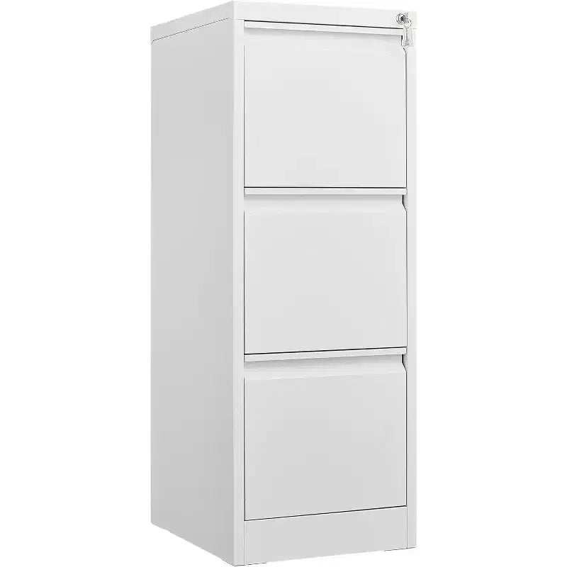 COZONY 3-Drawer File Cabinet with Lock, Vertical Metal Storage for Home Office Organization