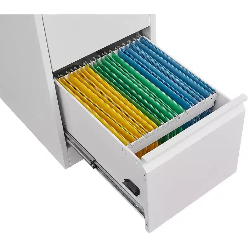COZONY 3-Drawer File Cabinet with Lock, Vertical Metal Storage for Home Office Organization