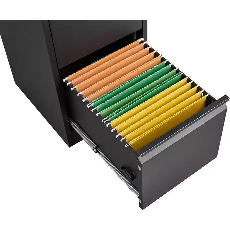 COZONY 3-Drawer File Cabinet with Lock, Vertical Metal Storage for Home Office Organization