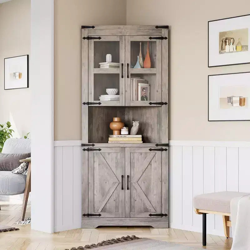 Storage cabinets, floor-standing storage cabinets with doors and adjustable shelves, freestanding tall cabinet organizers