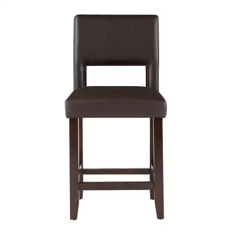 24 Vega Counter Height Barstool Hardwood - Linon