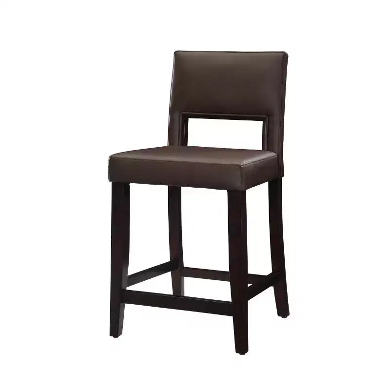 24 Vega Counter Height Barstool Hardwood - Linon
