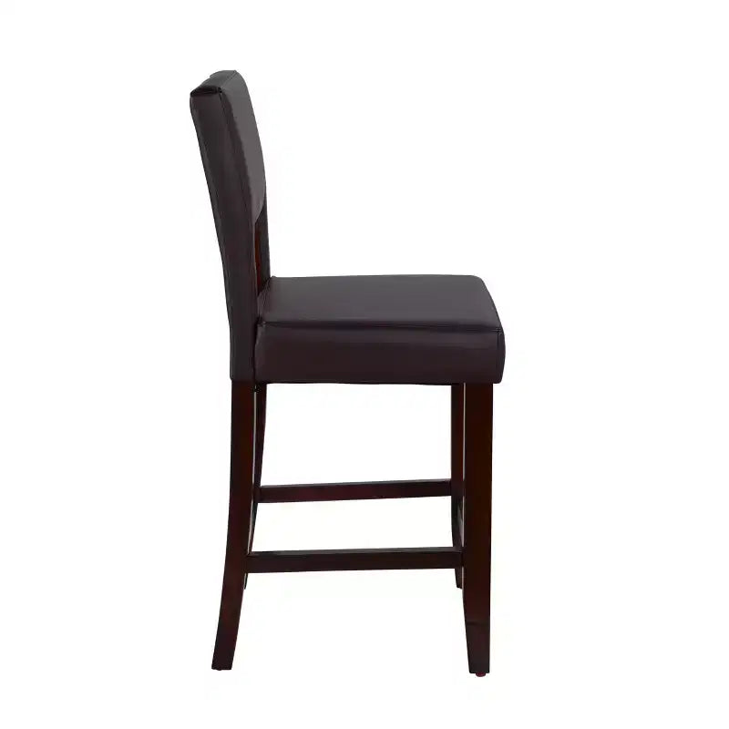 24 Vega Counter Height Barstool Hardwood - Linon