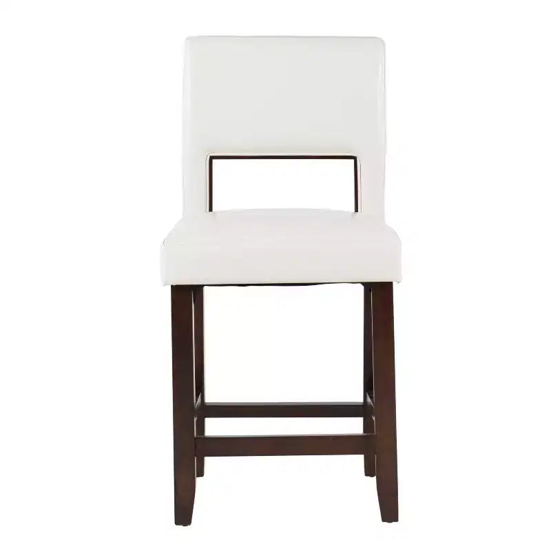 24 Vega Counter Height Barstool Hardwood - Linon
