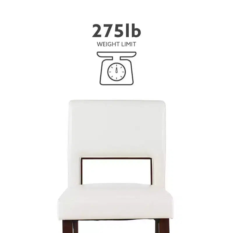 24 Vega Counter Height Barstool Hardwood - Linon