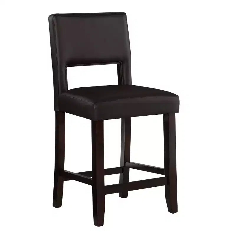 24 Vega Counter Height Barstool Hardwood - Linon
