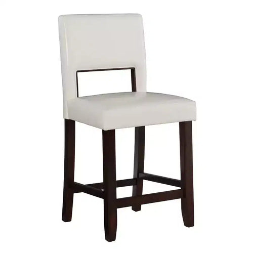 24 Vega Counter Height Barstool Hardwood - Linon