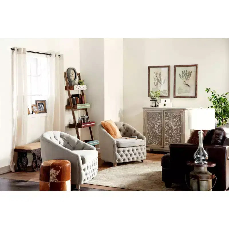 Industrial Wood Bench Brown - Olivia & May: Metal Frame, Wheeled, 400 lbs Capacity