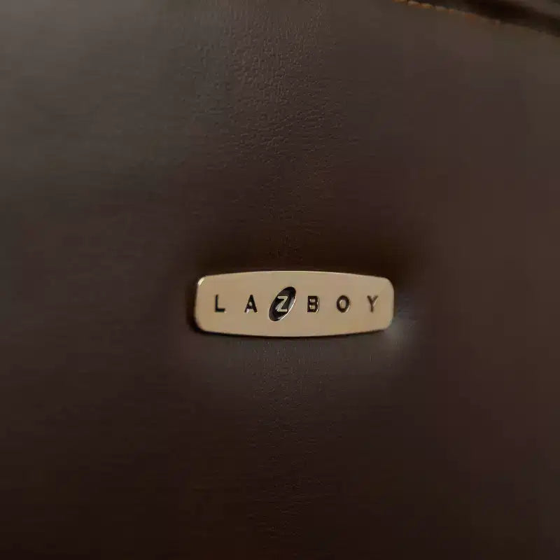 Big & Tall Executive Chair Brown - La-Z-Boy: Memory Foam, Ergonomic, 400 lbs Capacity