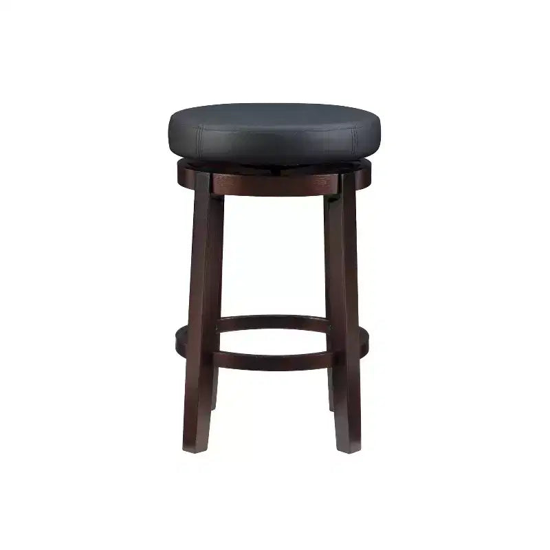 Maya Swivel Backless Counter Height Barstool - Linon
