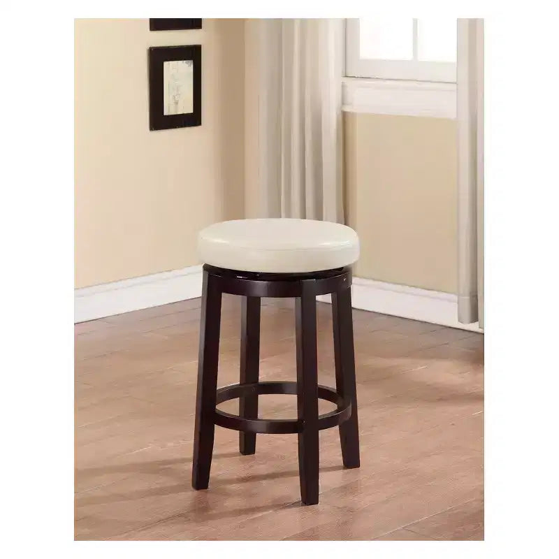 Maya Swivel Backless Counter Height Barstool - Linon