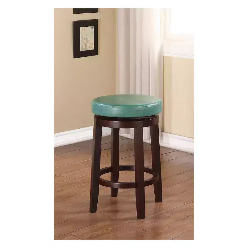 Maya Swivel Backless Counter Height Barstool - Linon