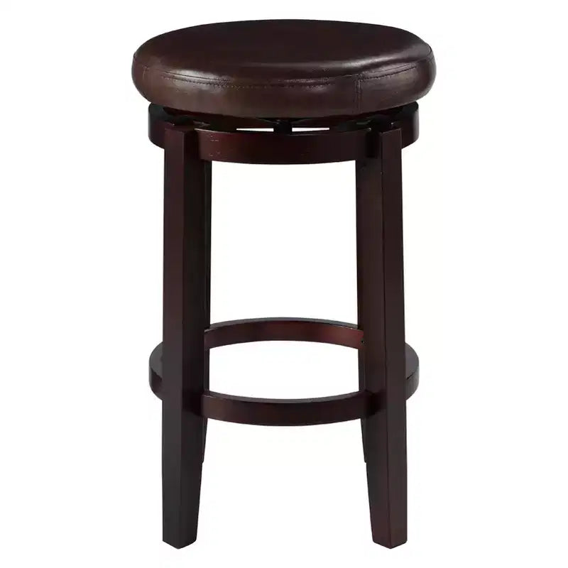 Maya Swivel Backless Counter Height Barstool - Linon