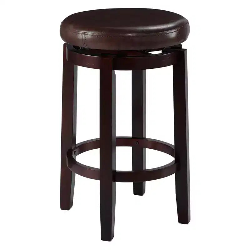 Maya Swivel Backless Counter Height Barstool - Linon